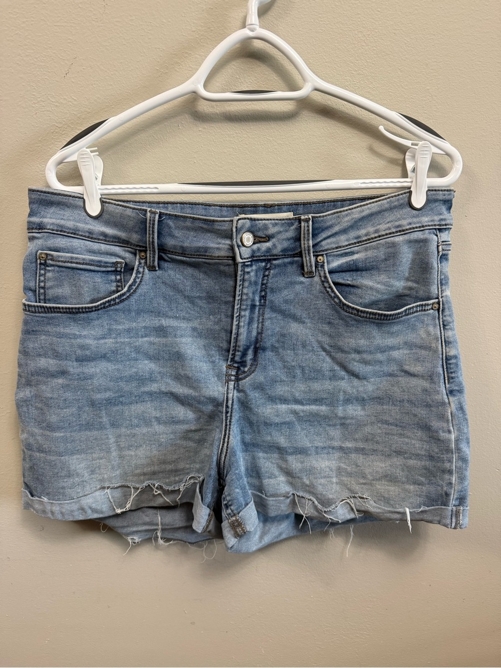 Brody Jeans Classic Light Blue Denim Cutoff Shorts - Women Size 34